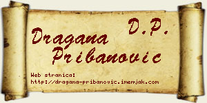Dragana Pribanović vizit kartica